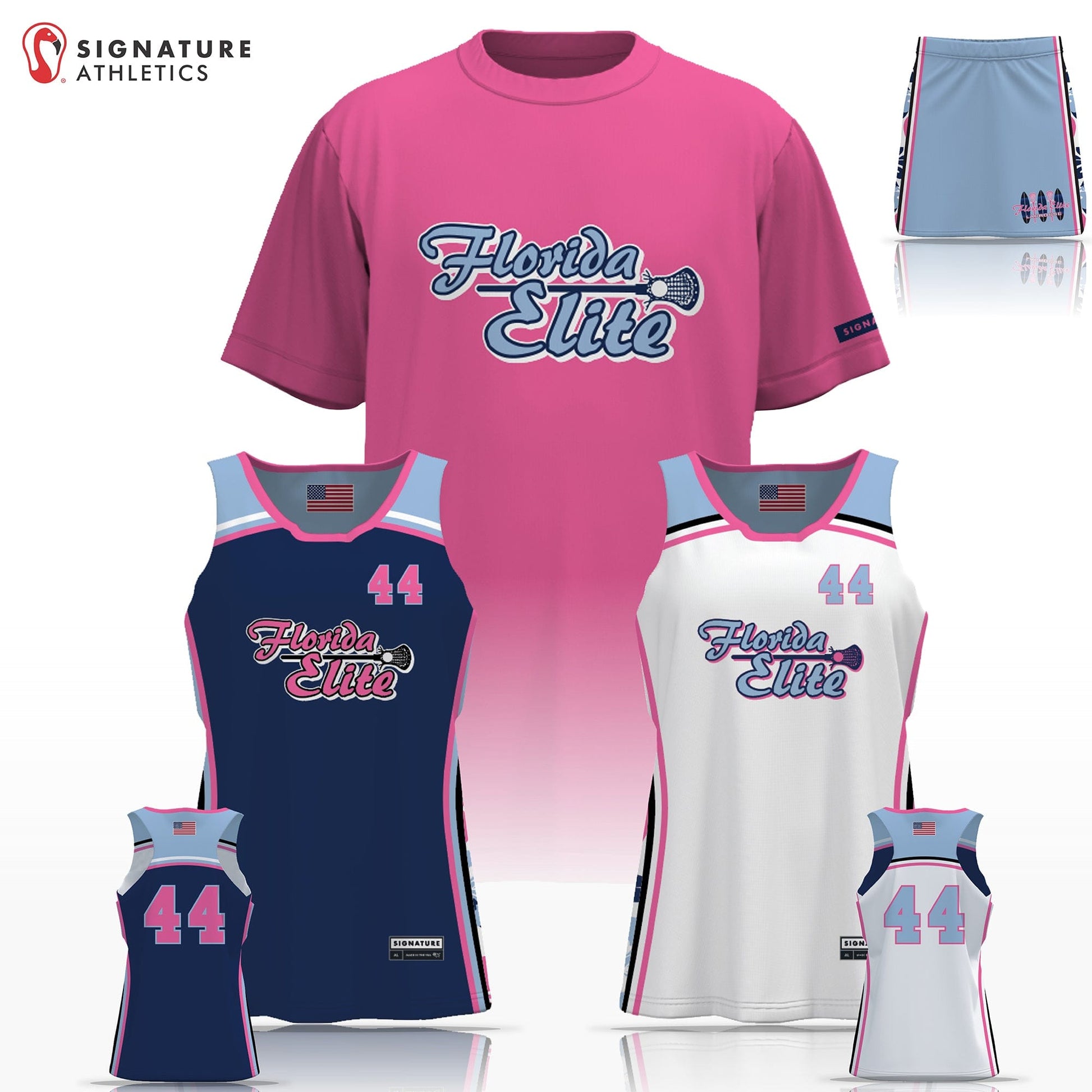 Florida Elite Women's 3 Piece Player Package: Girl's Elite Signature Lacrosse