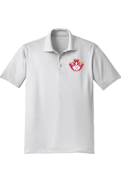 Florida Flames LC Adult Embroidered Athletic Polo Signature Lacrosse