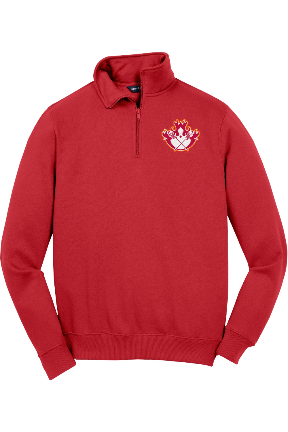 Florida Flames LC Adult Embroidered Quarter-Zip Pullover Signature Lacrosse