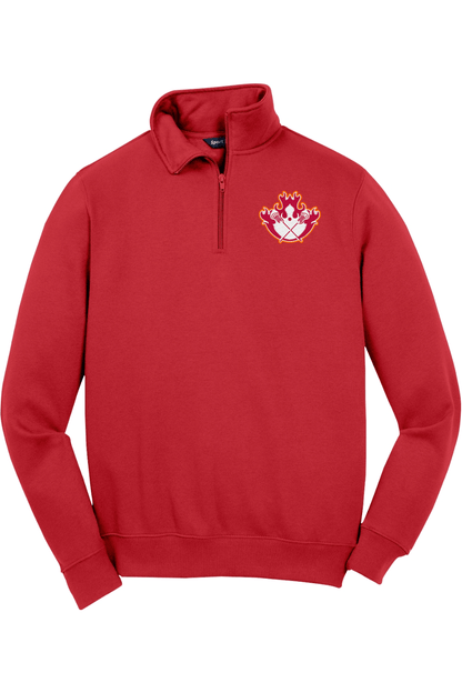 Florida Flames LC Adult Embroidered Quarter-Zip Pullover Signature Lacrosse