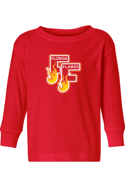 Florida Flames LC Toddler Long Sleeve T-Shirt Signature Lacrosse