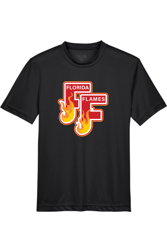 Florida Flames LC Youth Athletic T-Shirt Signature Lacrosse