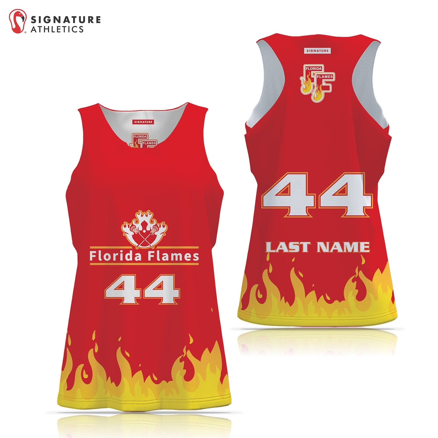 Florida Flames Women's 3 Piece Player Package Signature Lacrosse