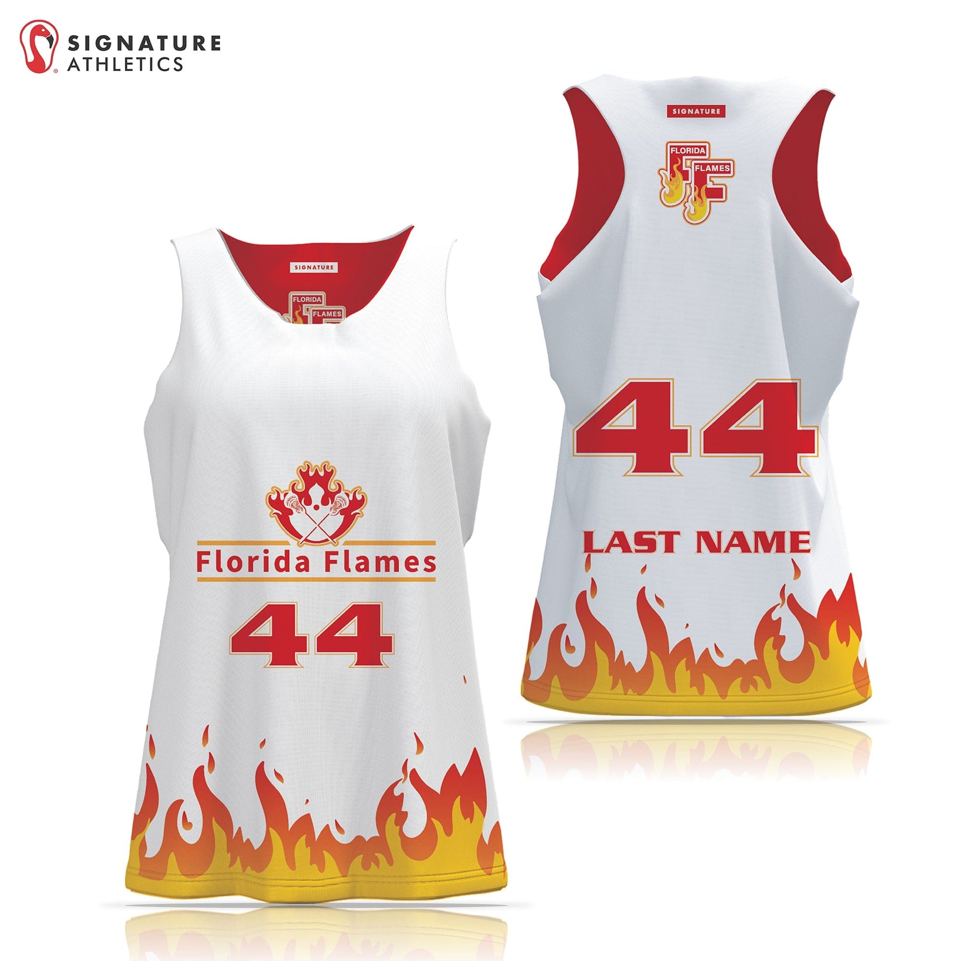 Florida Flames Women's 3 Piece Player Package Signature Lacrosse