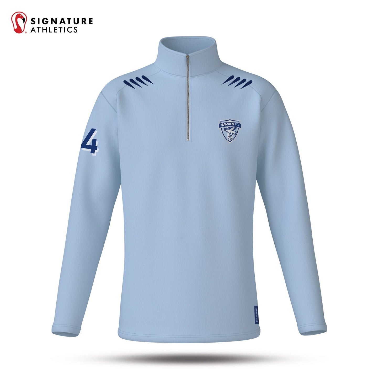 Florida Hawks FC Quarter Zip (No Custom Name) Signature Lacrosse