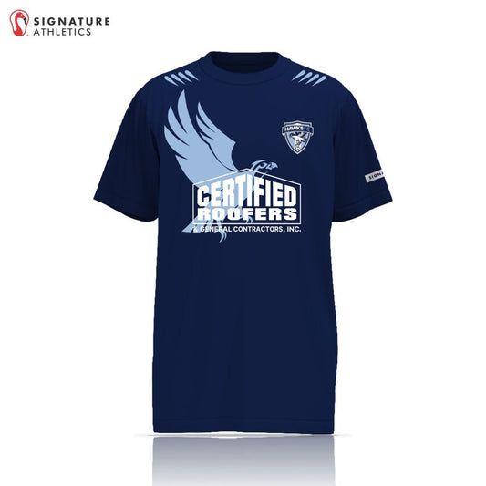 Florida Hawks FC Women's Navy Short Sleeve Tech Tee Signature Lacrosse