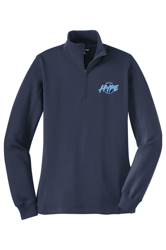 Florida Hype Volleyball Adult Women's Embroidered Quarter-Zip Pullover Signature Lacrosse