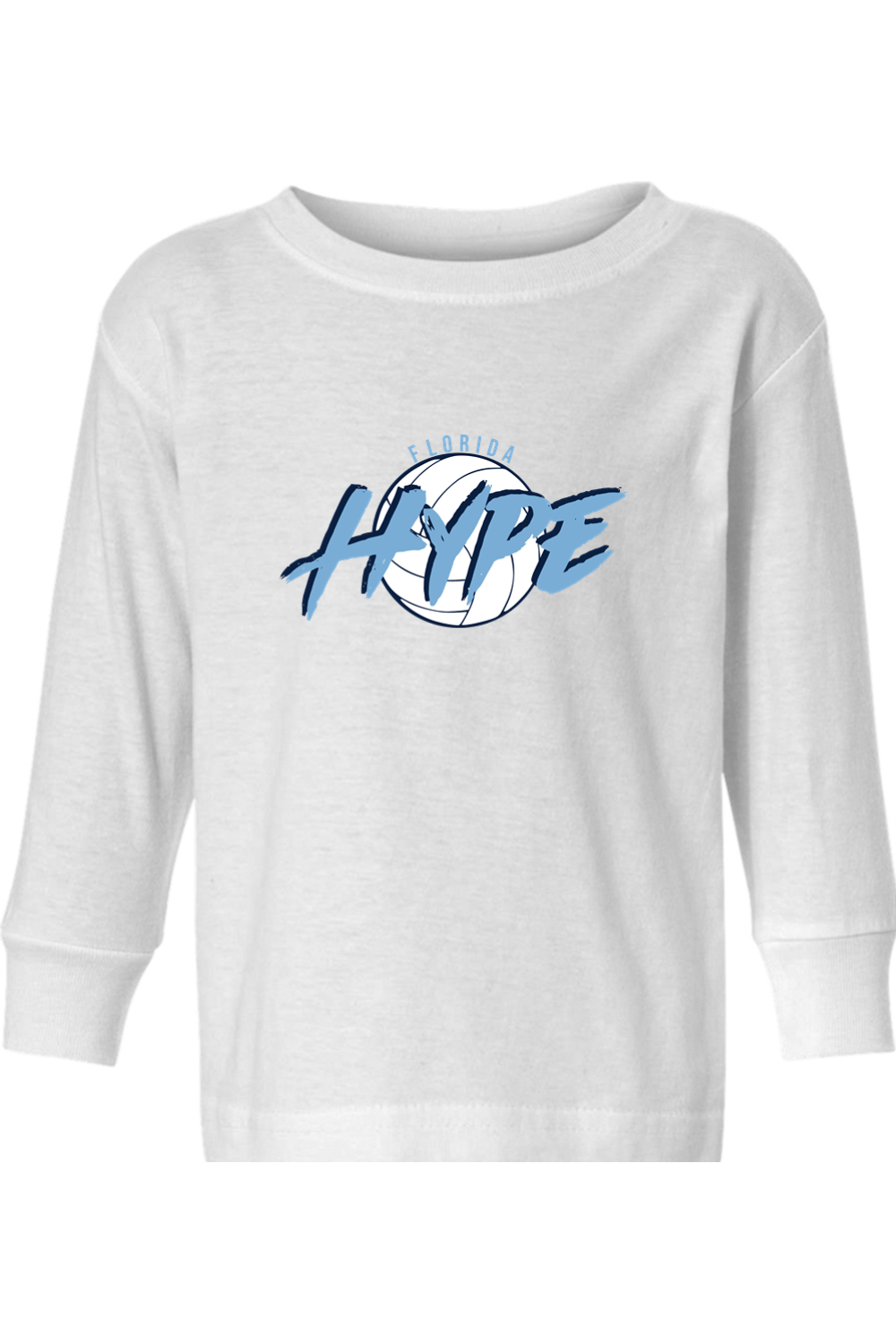 Florida Hype Volleyball Toddler Long Sleeve T-Shirt Signature Lacrosse