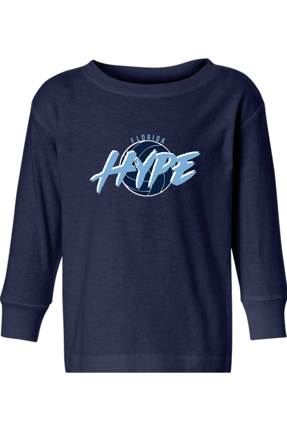 Florida Hype Volleyball Toddler Long Sleeve T-Shirt Signature Lacrosse