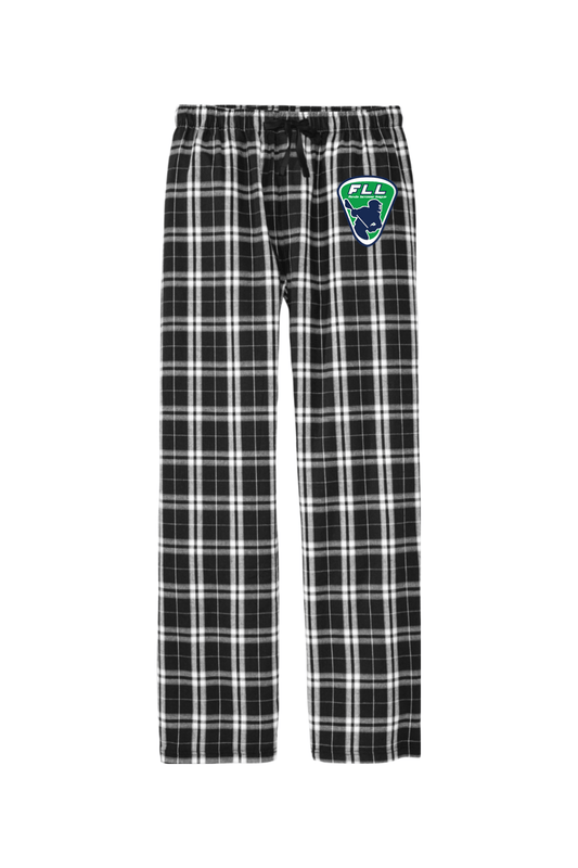 Florida Lacrosse League Adult Men's Flannel Plaid Pants Signature Lacrosse