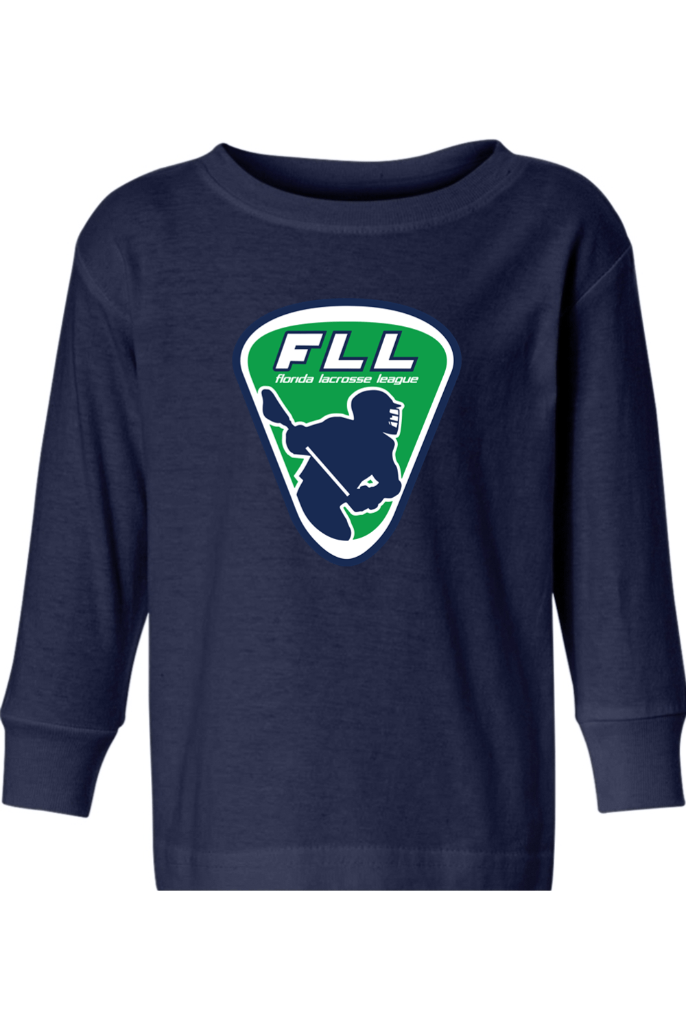 Florida Lacrosse League Toddler Long Sleeve T-Shirt Signature Lacrosse