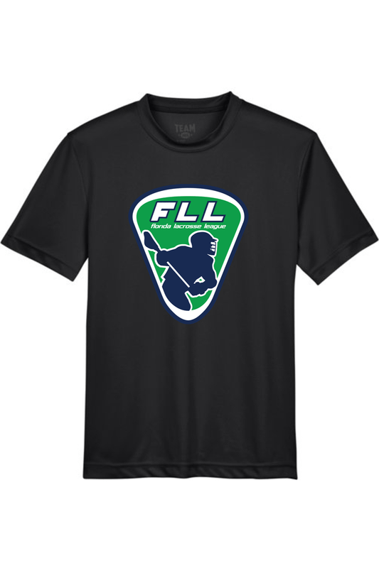Florida Lacrosse League Youth Athletic T-Shirt Signature Lacrosse