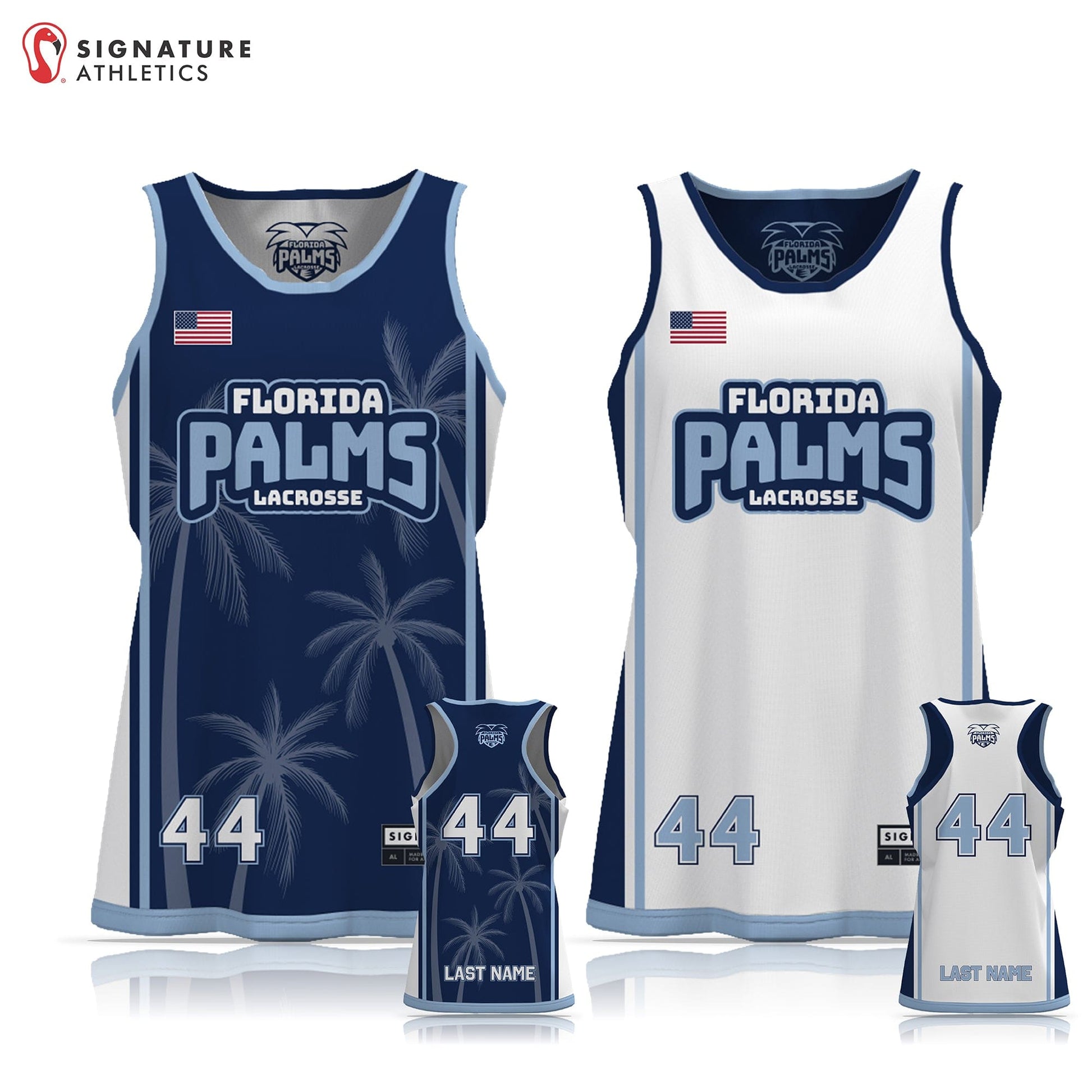 Florida Palms Lacrosse Women's 3 Piece Player Game Package Signature Lacrosse