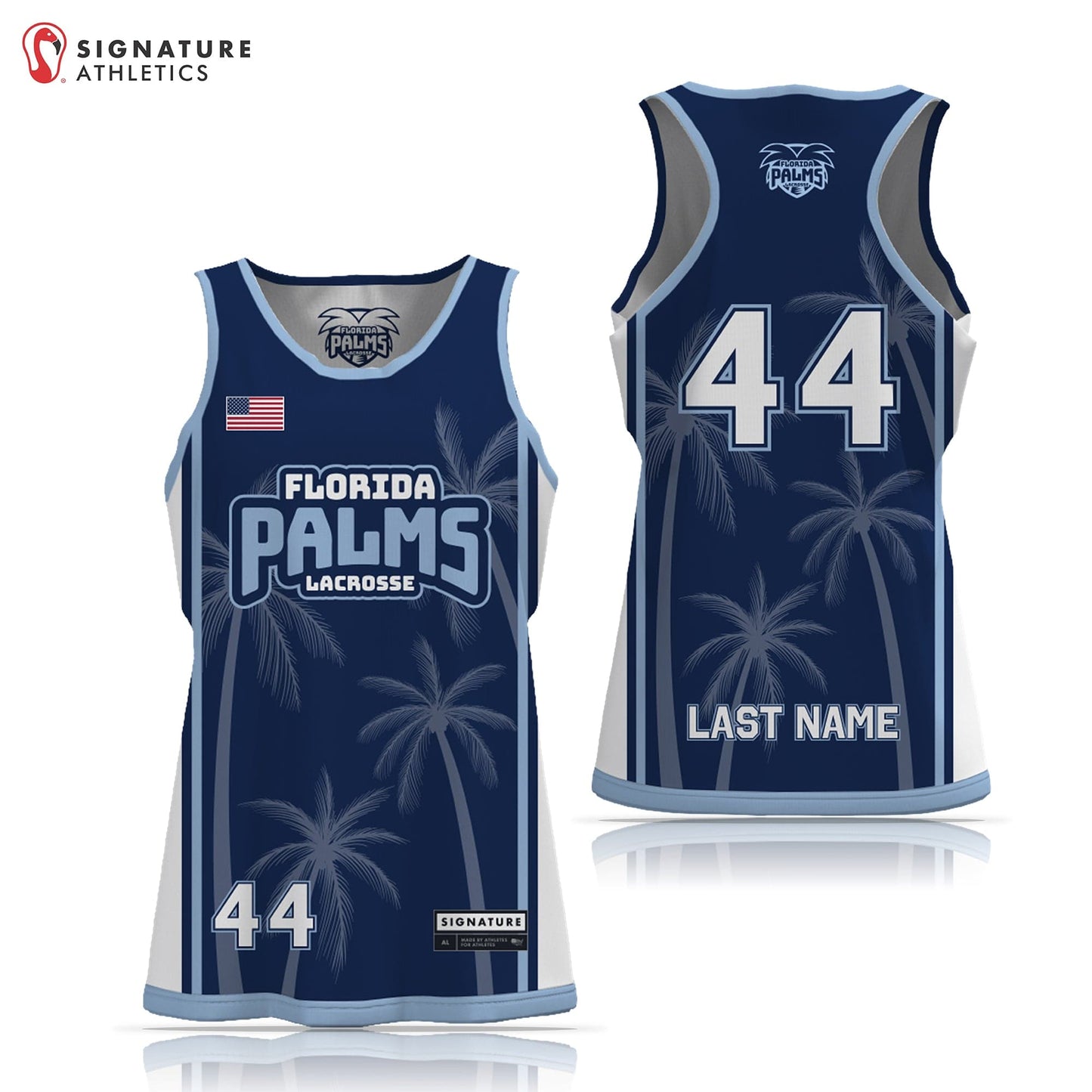 Florida Palms Lacrosse Women's 3 Piece Player Game Package Signature Lacrosse