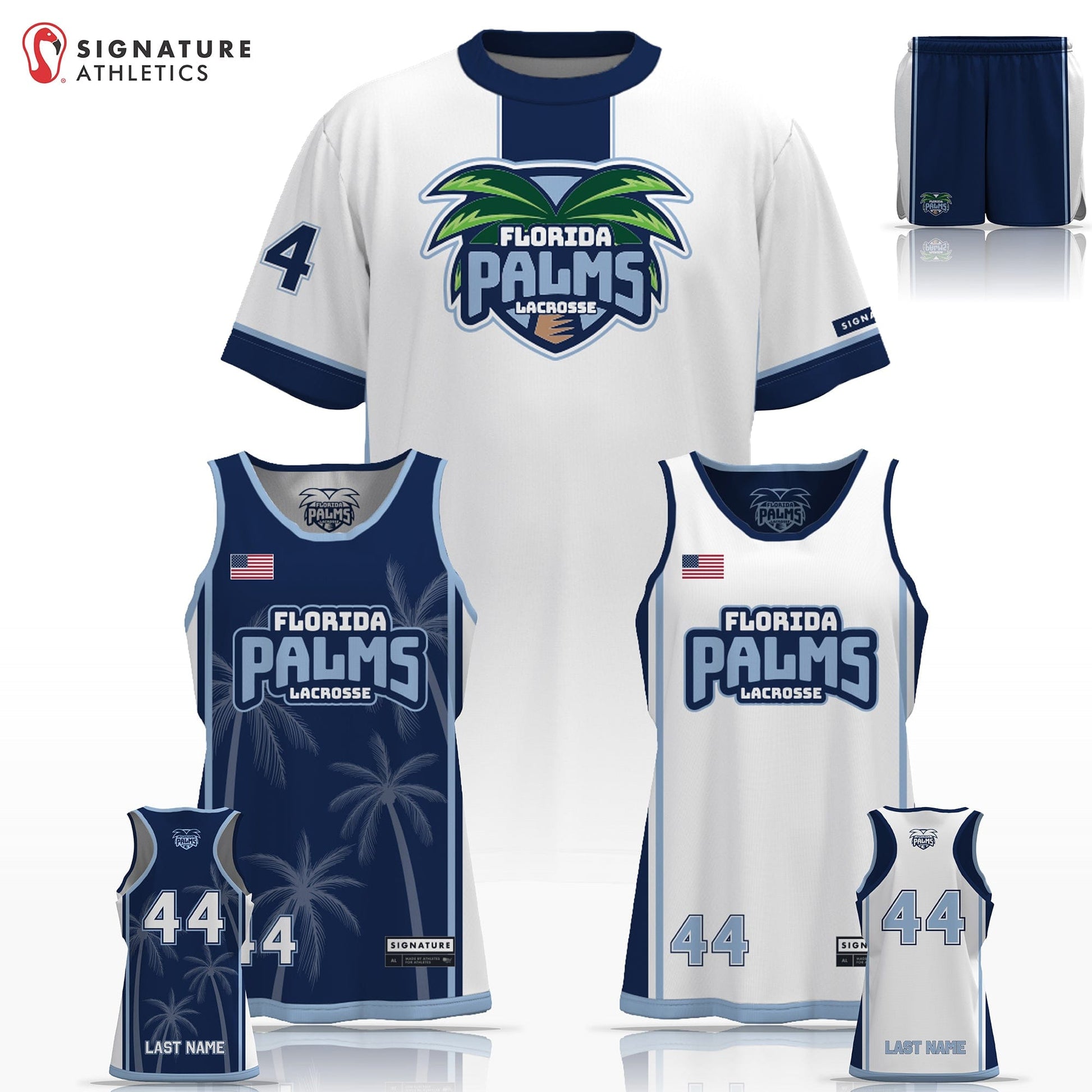 Florida Palms Lacrosse Women's 3 Piece Player Game Package Signature Lacrosse