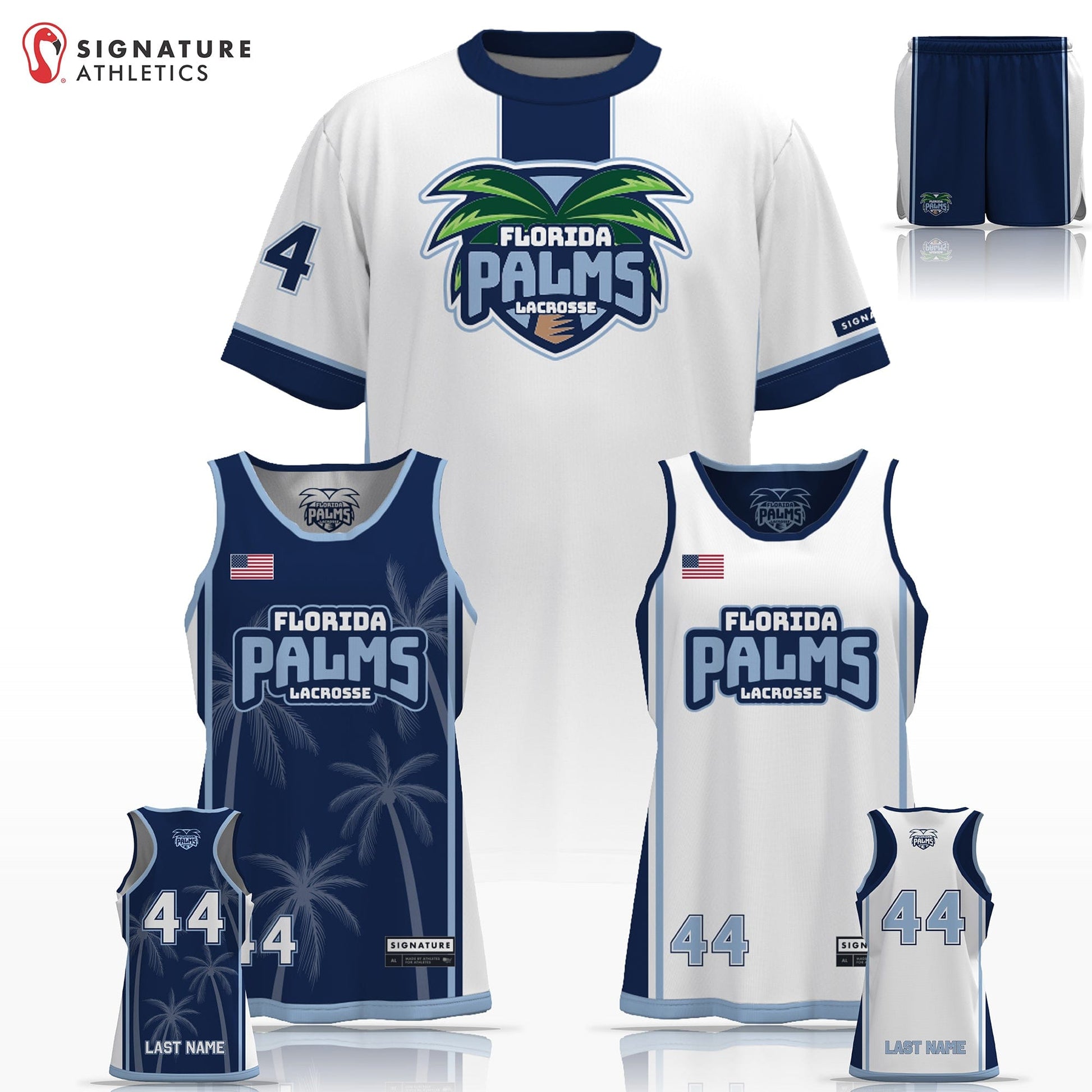 Florida Palms Lacrosse Women's 3 Piece Player Game Package: Middle School Select Signature Lacrosse