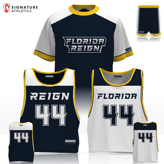 Florida Reign Lacrosse Men's 3 Piece Player Game Package: Florida Reign Signature Lacrosse