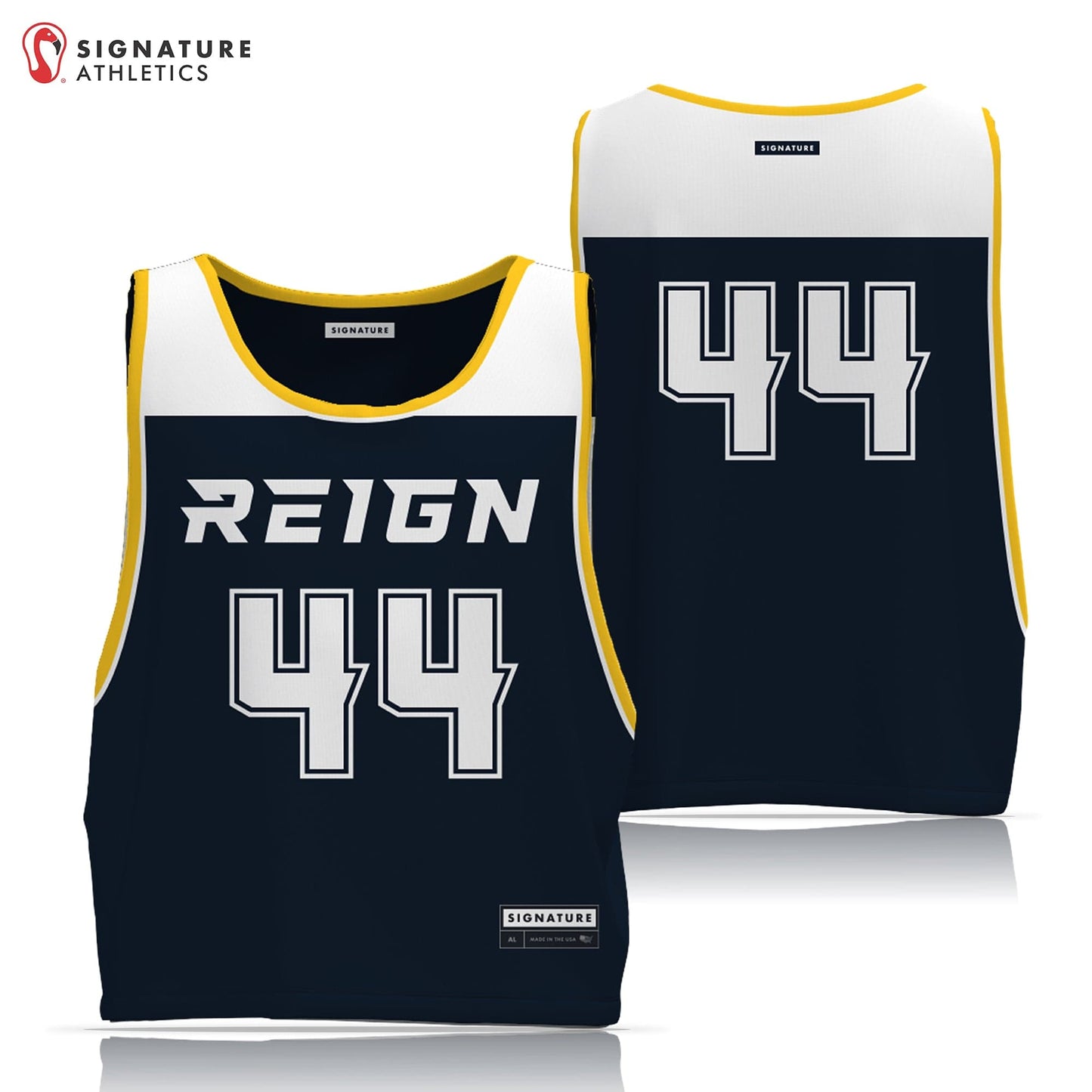 Florida Reign Lacrosse Men's Player Reversible Game Pinnie Signature Lacrosse