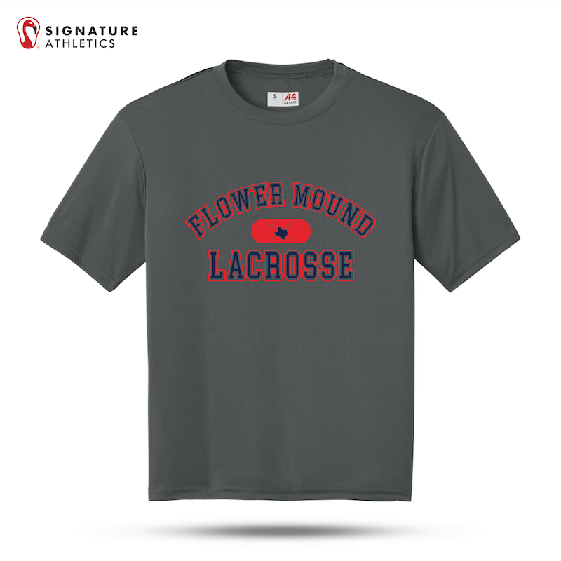 Flower Mound Lacrosse A4 Cooling Performance Short Sleeve Tee (Custom) Signature Lacrosse