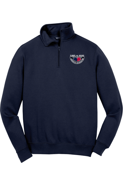 Flower Mound LC Adult Embroidered Quarter-Zip Pullover Signature Lacrosse