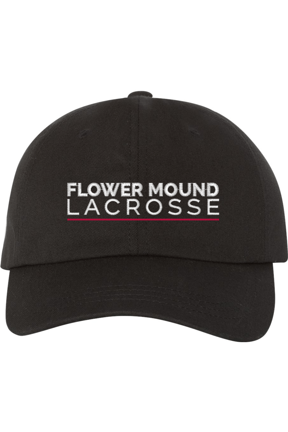 Flower Mound LC Embroidered Dad Hat Signature Lacrosse