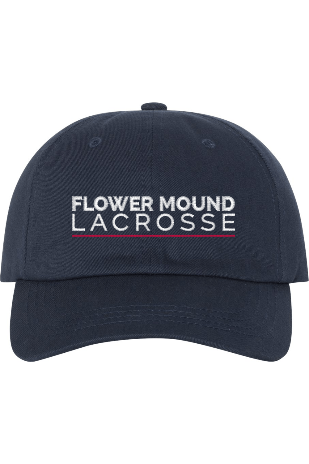 Flower Mound LC Embroidered Dad Hat Signature Lacrosse