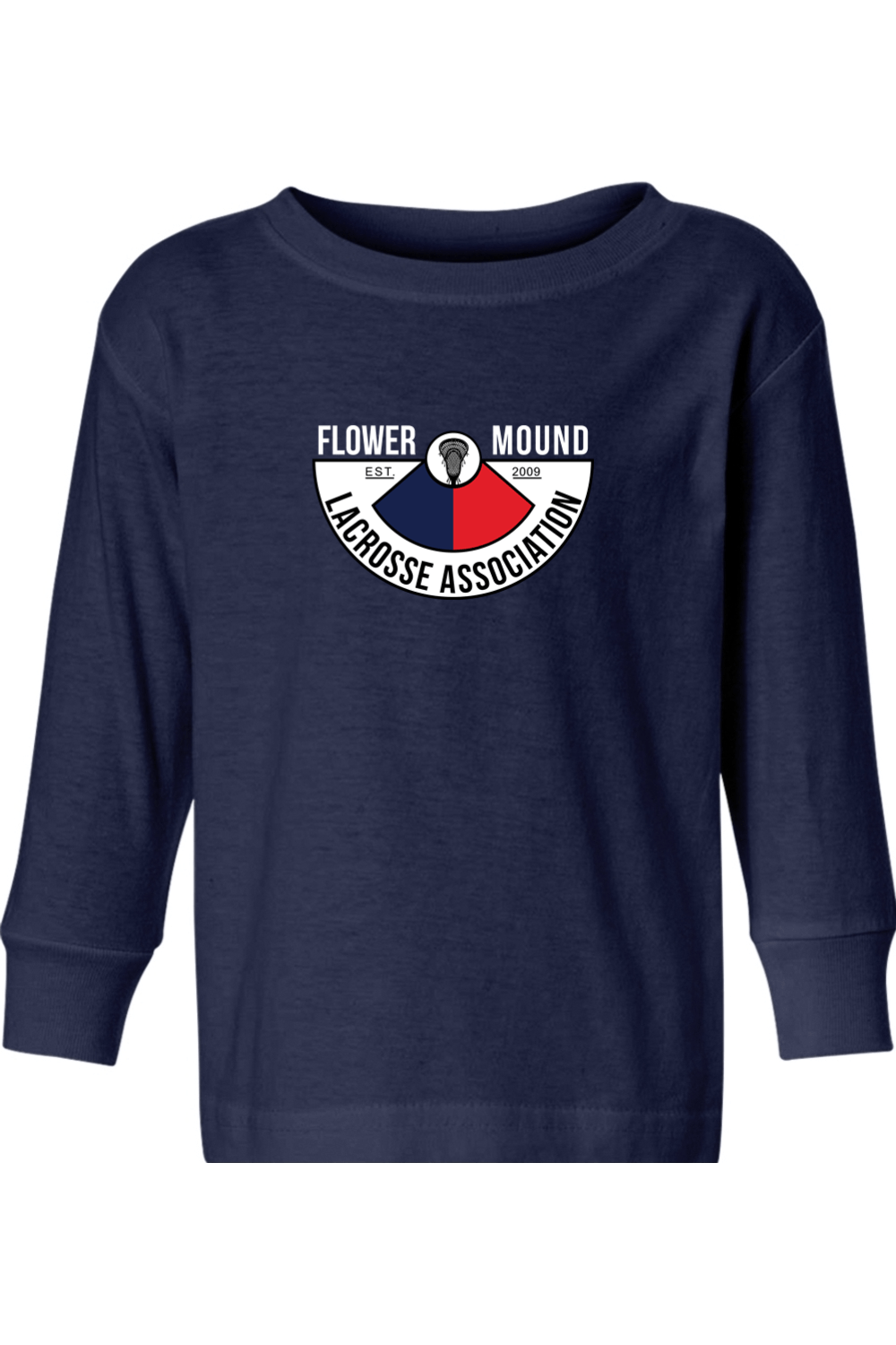 Flower Mound LC Toddler Long Sleeve T-Shirt Signature Lacrosse