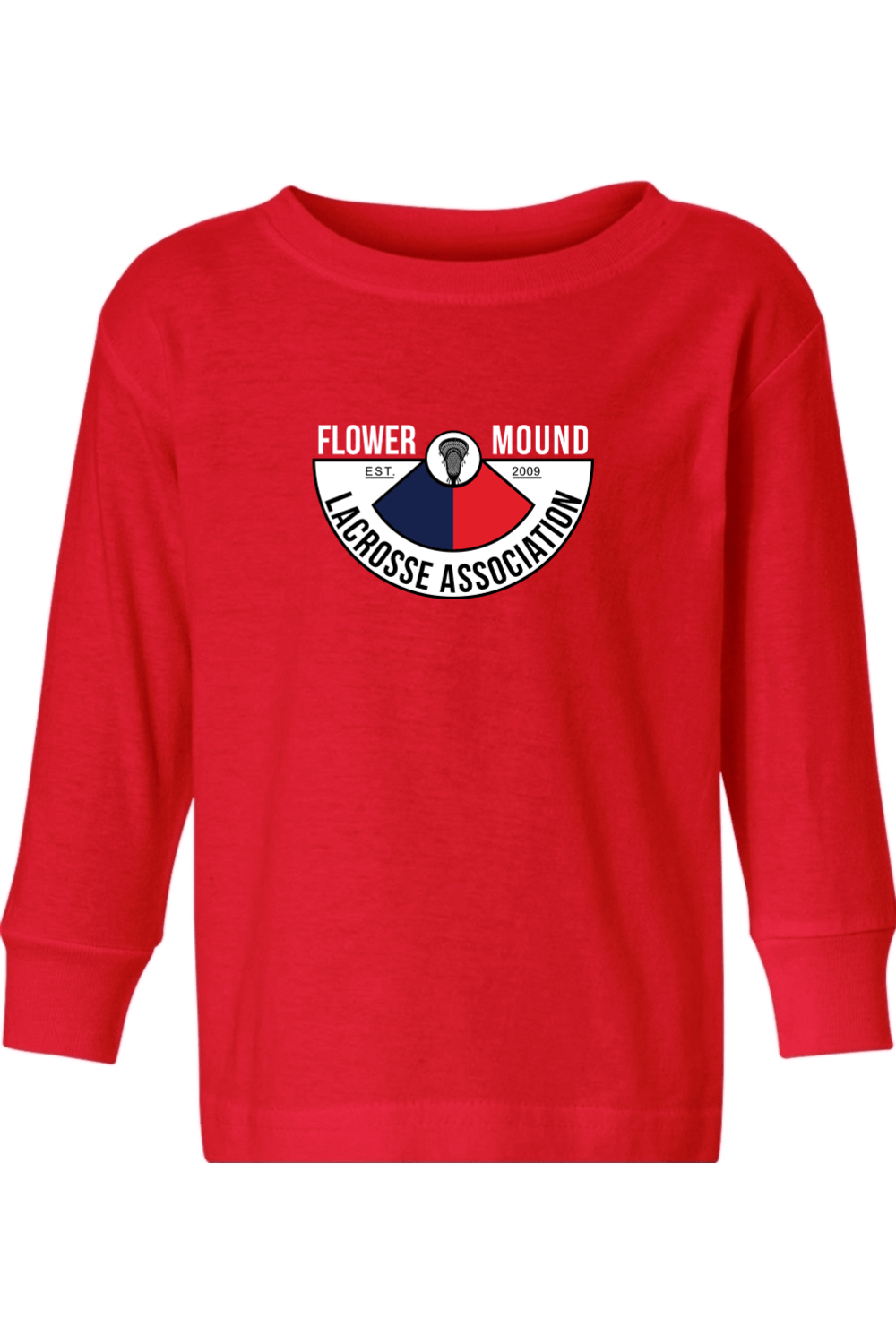 Flower Mound LC Toddler Long Sleeve T-Shirt Signature Lacrosse