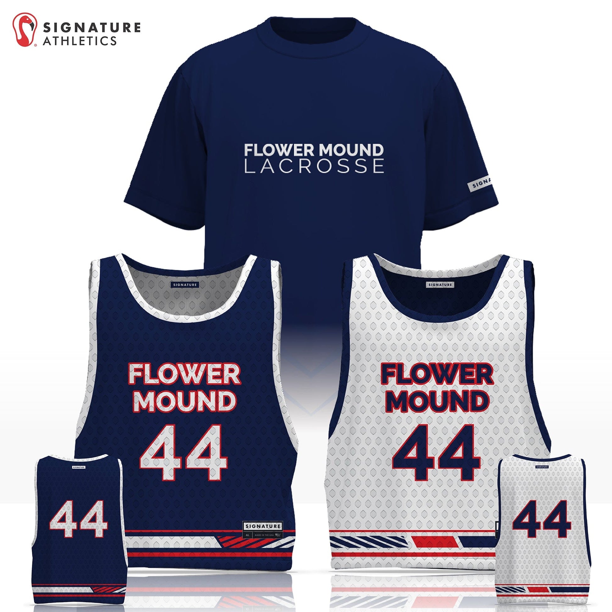 Flower Mound Men's 2 Piece Player Package: Grades K-4 Signature Lacrosse