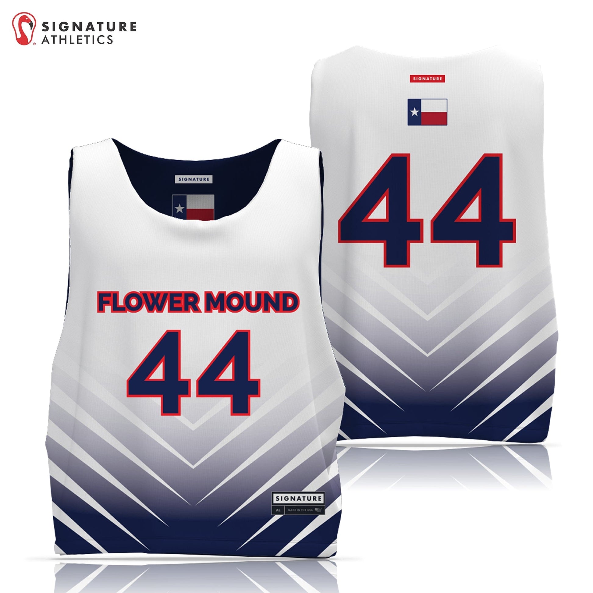 Flower Mound Men's Reversible Game Pinnie Signature Lacrosse