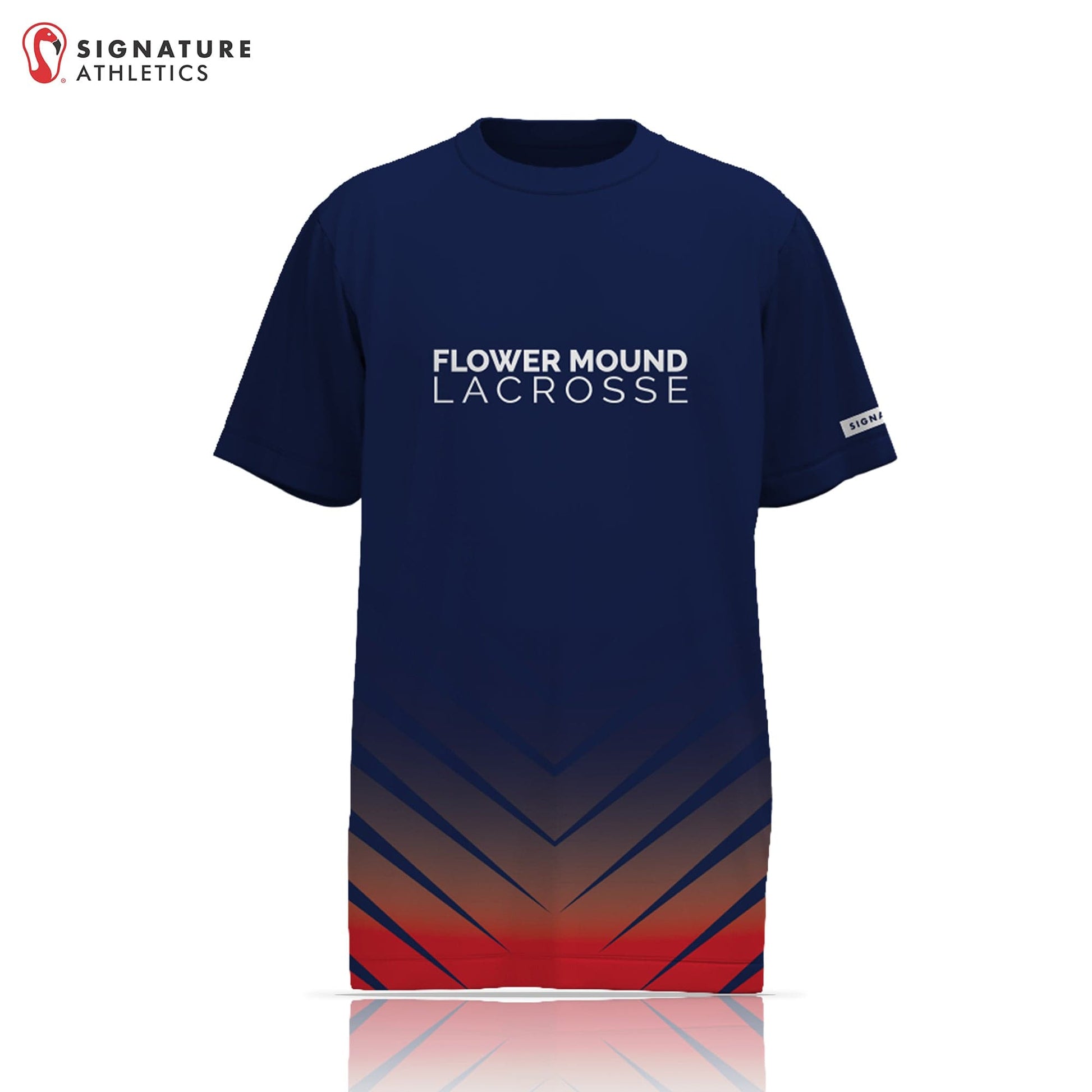 Flower Mound Men's Short Sleeve Tech Tee Signature Lacrosse