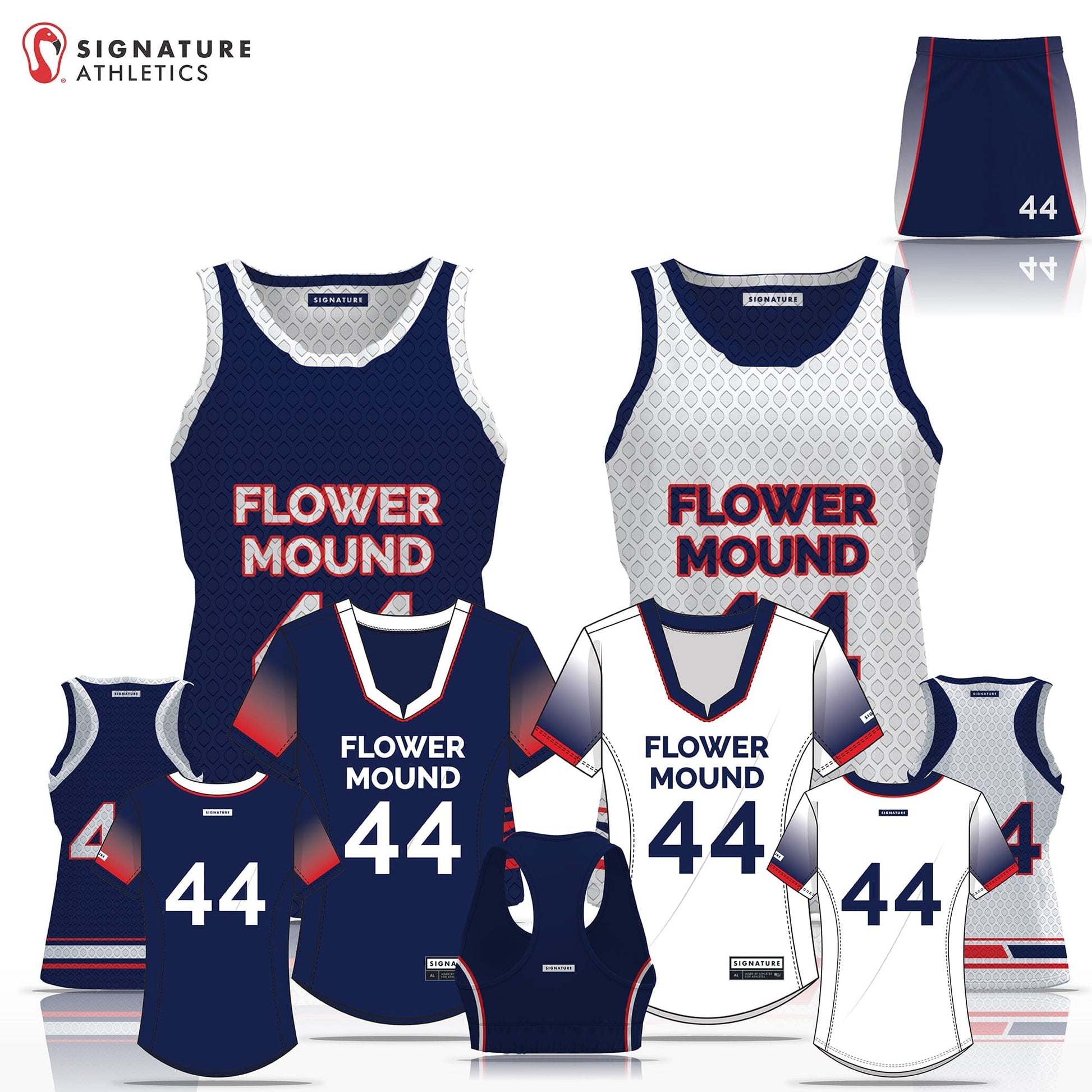 Flower Mound Women's 5 Piece Player Package: High School Girls Signature Lacrosse