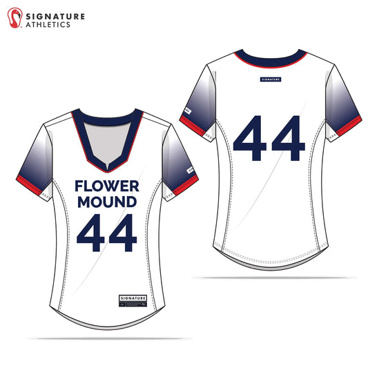 Flower Mound Women's White College Jersey Signature Lacrosse