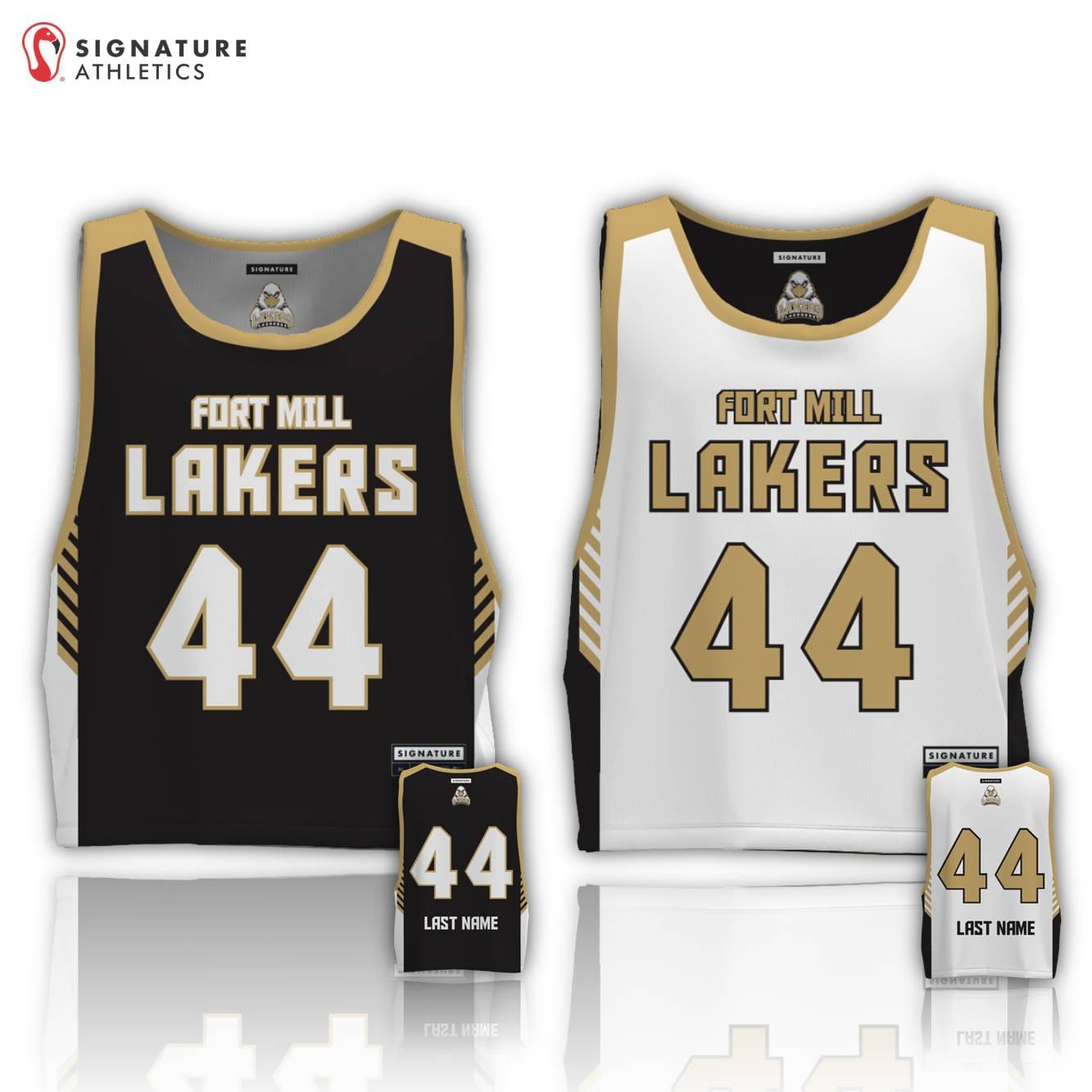 Fort Mill Lakers Men's Basic Tournament Pinnie Signature Lacrosse