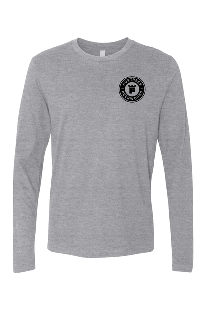 Fortress Beerworks Adult Long Sleeve T-Shirt Signature Lacrosse