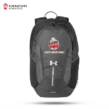 Frederick Volleyball Club Coach Under Armour Hustle 6 Backpack Signature Lacrosse