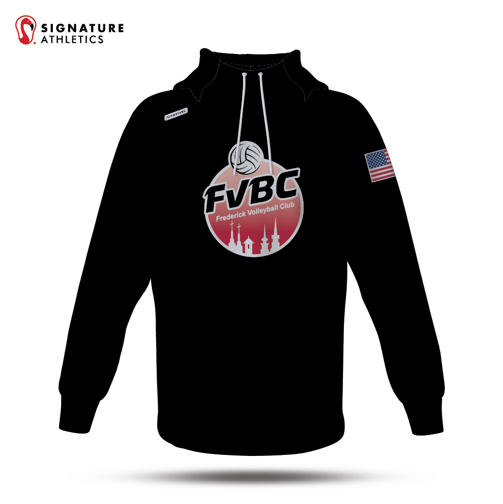 Frederick Volleyball Club Men's Pro Dye Sub Scuba Hoodie Signature Lacrosse