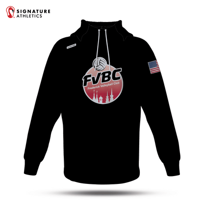 Frederick Volleyball Club Men's Pro Dye Sub Scuba Hoodie Signature Lacrosse