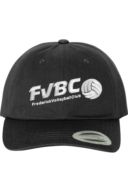 Frederick Volleyball Embroidered Dad Hat Signature Lacrosse