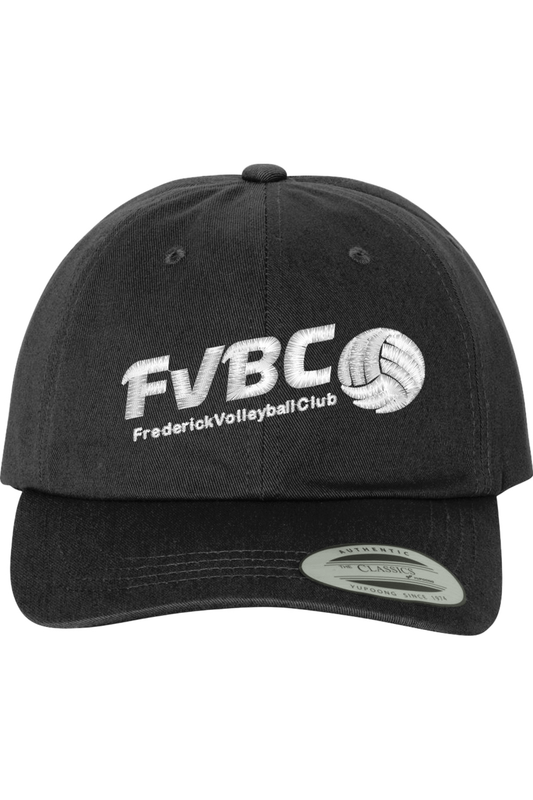 Frederick Volleyball Embroidered Dad Hat Signature Lacrosse