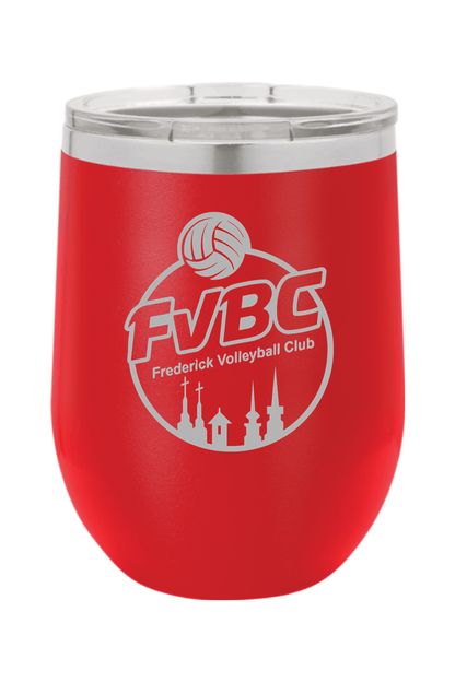 Frederick Volleyball Insulated Wine Tumbler Signature Lacrosse