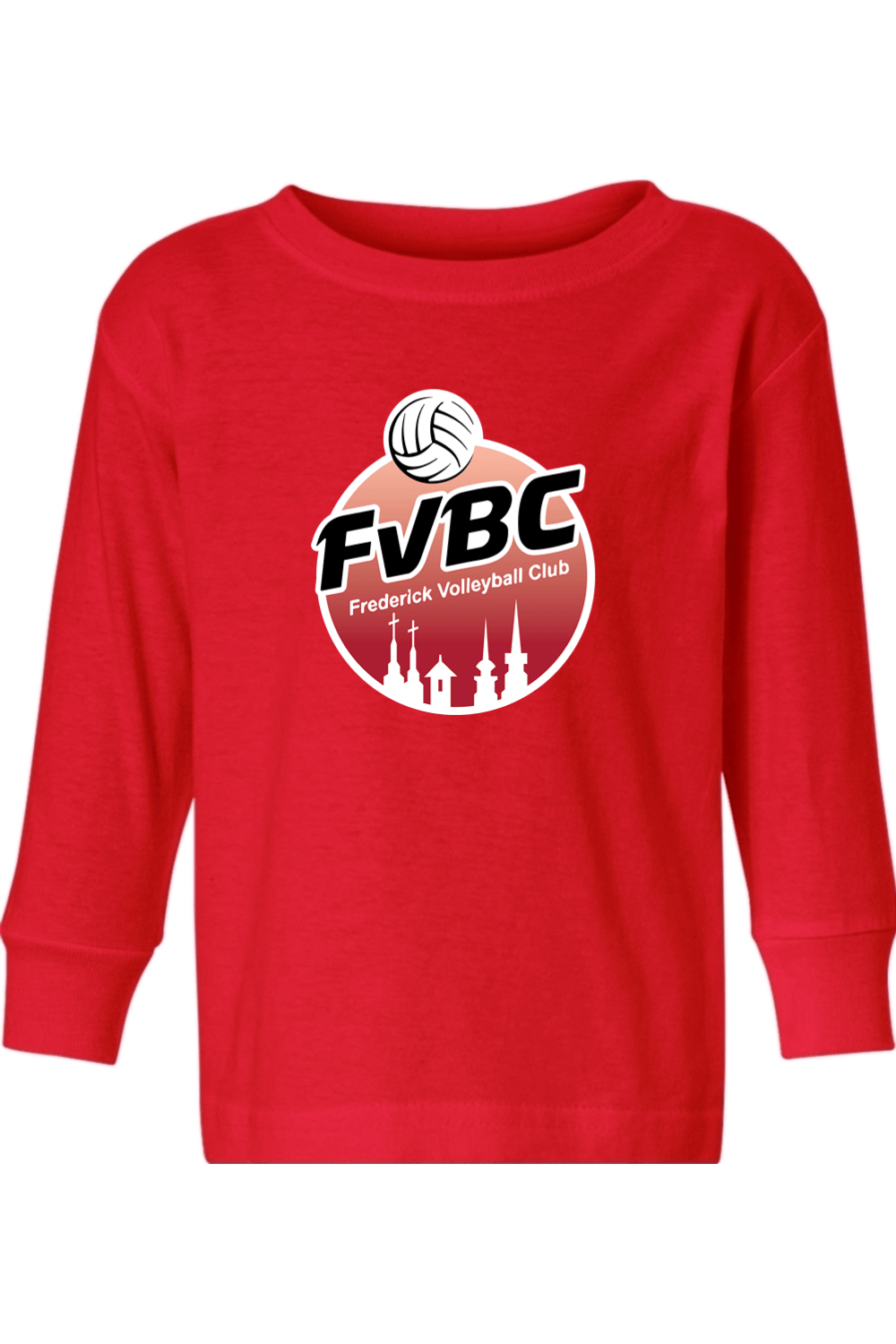 Frederick Volleyball Toddler Long Sleeve T-Shirt Signature Lacrosse