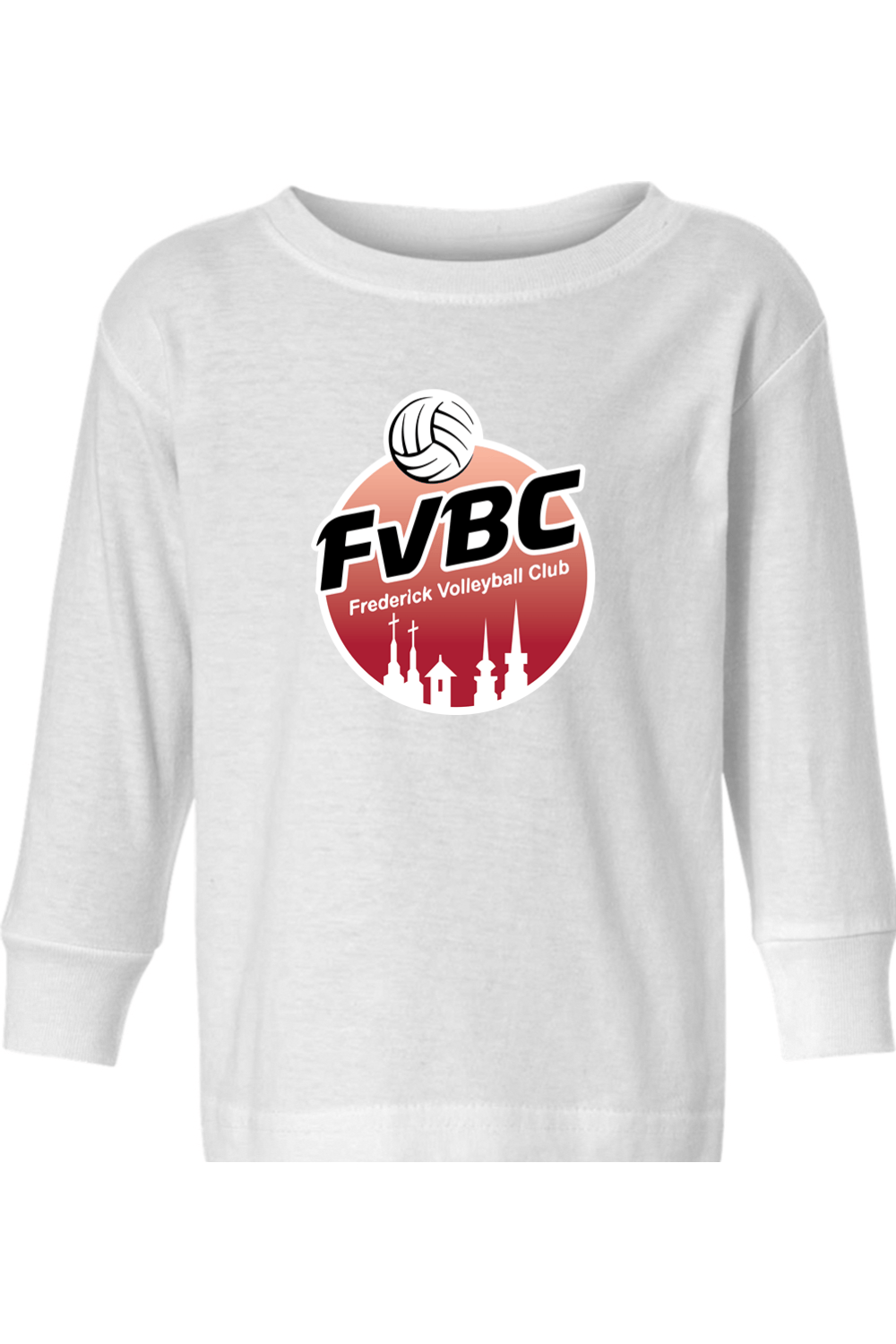 Frederick Volleyball Toddler Long Sleeve T-Shirt Signature Lacrosse