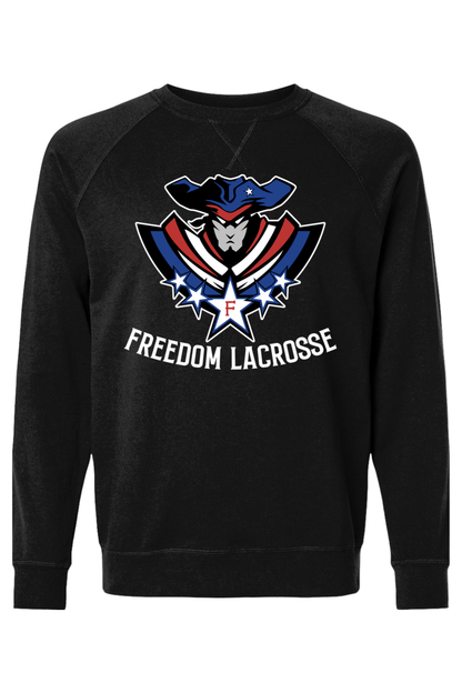 Freedom Lacrosse Adult Heavyweight Raglan Long Sleeve Signature Lacrosse