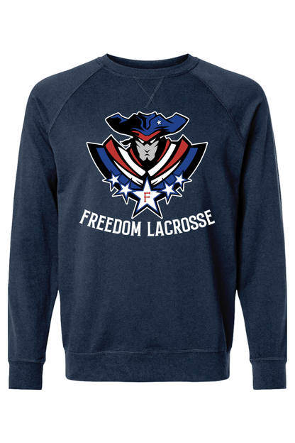 Freedom Lacrosse Adult Heavyweight Raglan Long Sleeve Signature Lacrosse