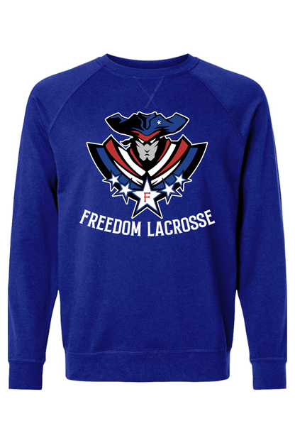 Freedom Lacrosse Adult Heavyweight Raglan Long Sleeve Signature Lacrosse