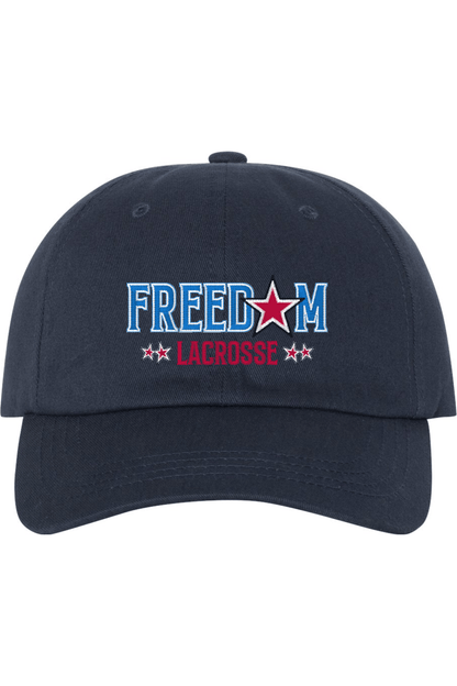Freedom Lacrosse Embroidered Dad Hat Signature Lacrosse