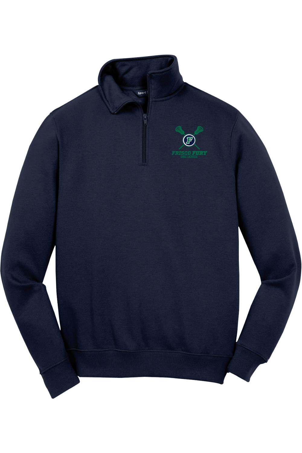 Frisco Fury Lacrosse Adult Embroidered Quarter-Zip Pullover Signature Lacrosse