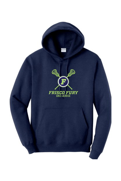 Frisco Fury Lacrosse Adult Heavyweight Hoodie Signature Lacrosse