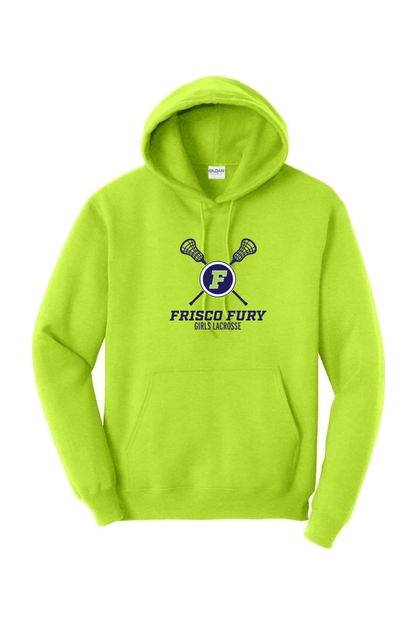 Frisco Fury Lacrosse Adult Heavyweight Hoodie Signature Lacrosse